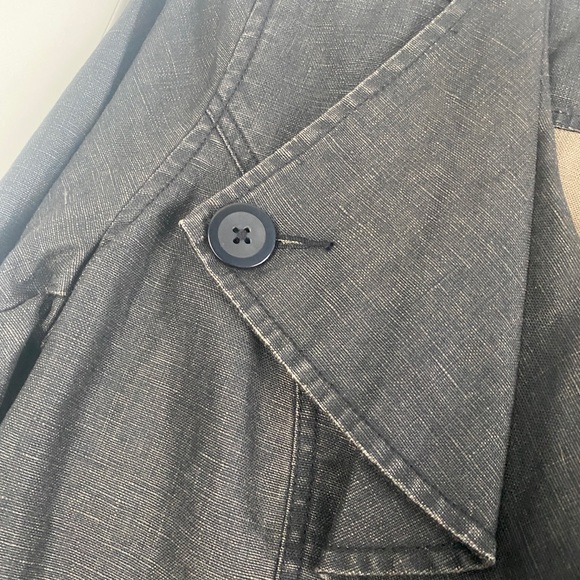 CAbi Waxed Linen Moto Jacket - Picture 3 of 6
